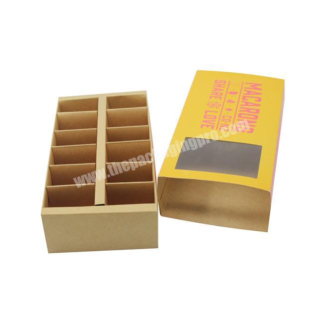 Hot!!! Customized Bakery Paper Packaging Box Design For Macarons, Chocolates, Cookies
