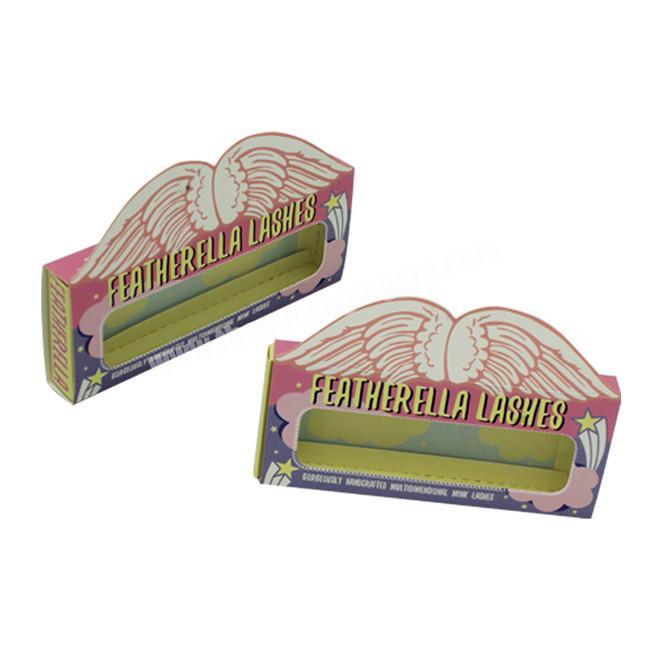Hot Selling Custom Logo Glitter Paper Lashes Box Drawer Lashes Box
