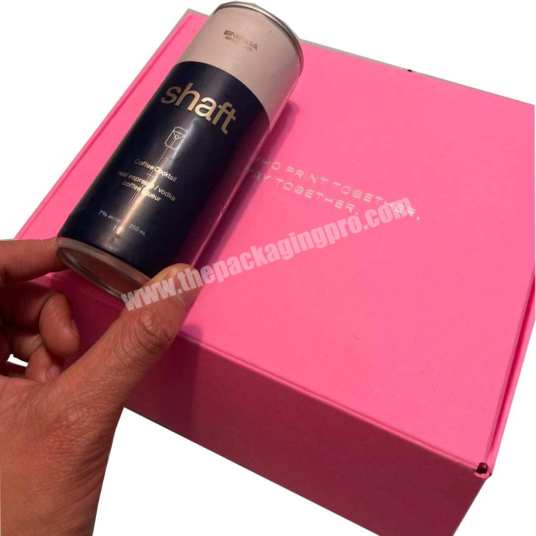 Hot Selling Custom Size Pink Shipping Cosmetics Mailer Boxes For Beauty Product