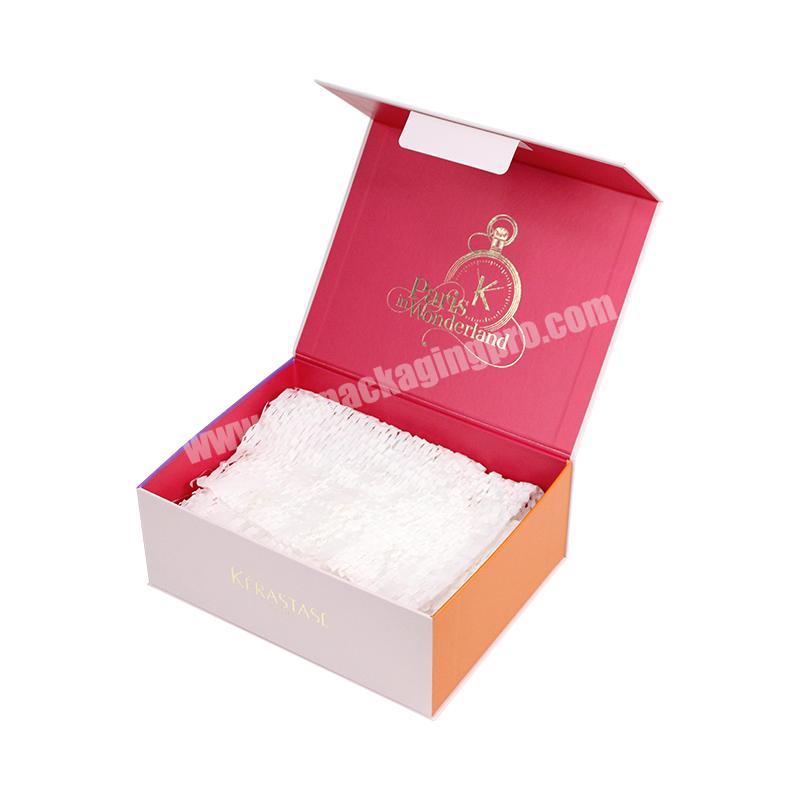 Hot sale Skin Care Products Paperboard Magnetic Closure Box Flip Top Cardboard Eco Gift Packaging