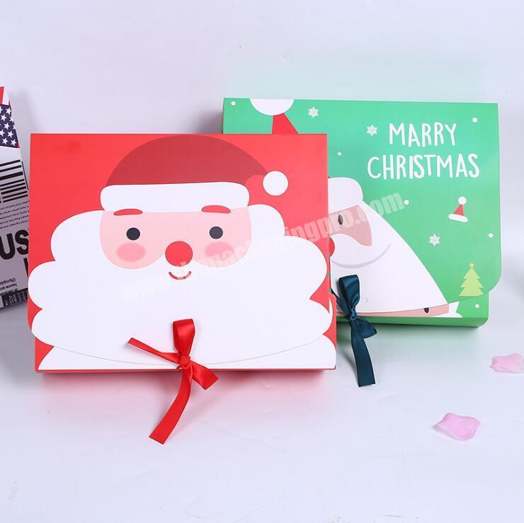 Hot selling 2022 custom substantial festival gift paper  box for christmas