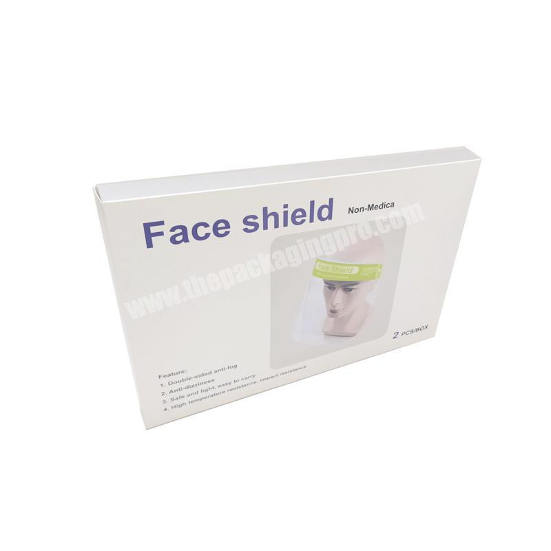 Hot-sold Protective Face Shield Custom Printing Packaging box
