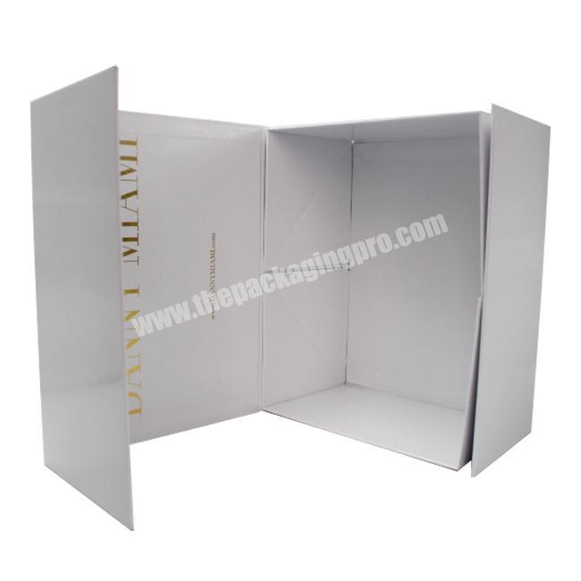 Huaisheng custom decorative cardboard packaging white eco friendly cosmetic mailing book shaped magnetic box wholesale wholesaler