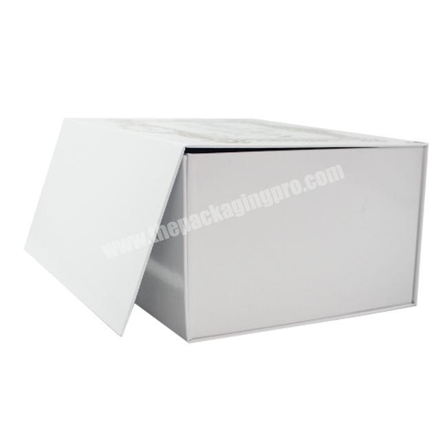 Huaisheng custom decorative cardboard packaging white eco friendly cosmetic mailing book shaped magnetic box wholesale