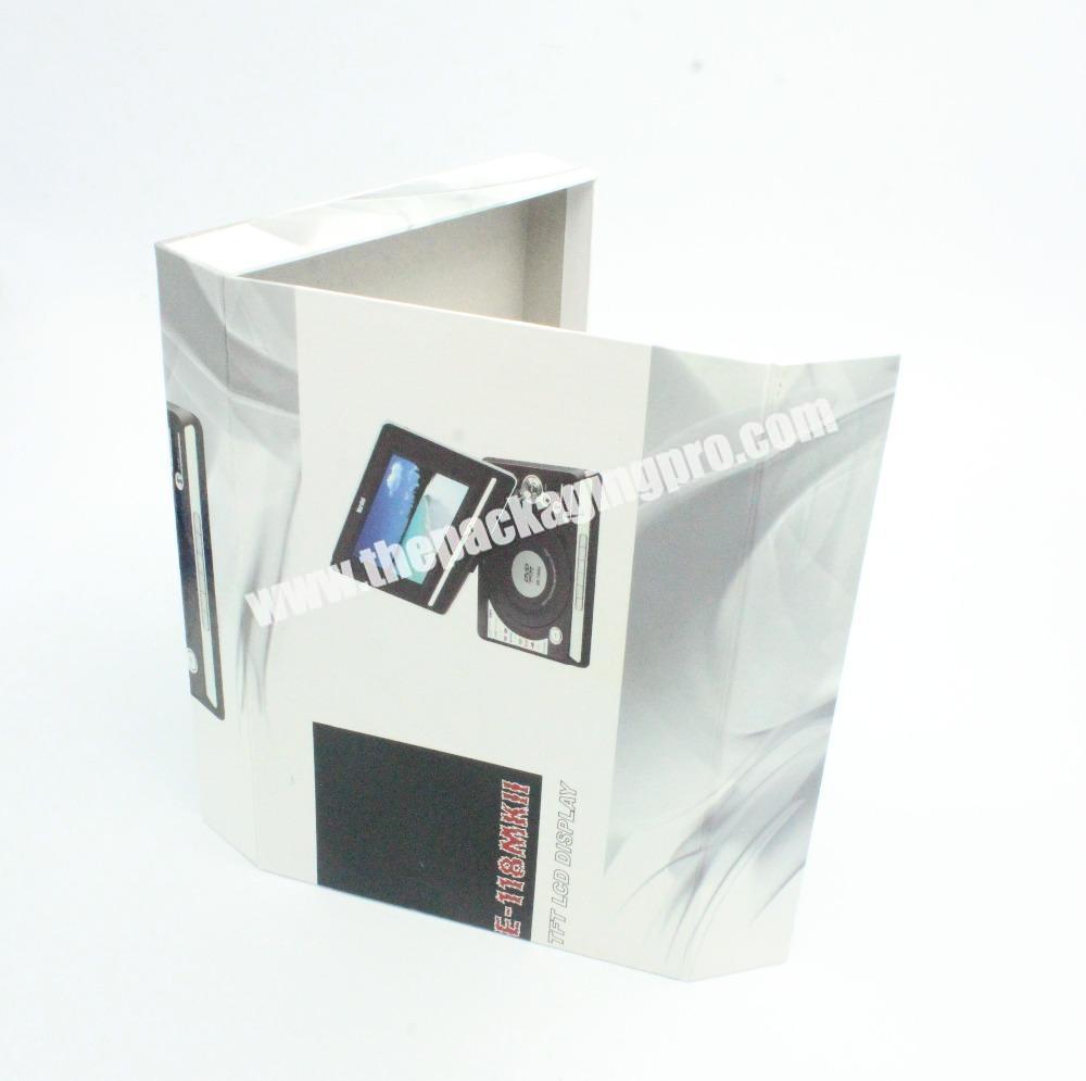 Huaisheng luxury free design and custom Cardboard Boxes Paper See Through Packaging Box