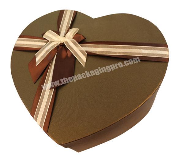 Jewelry Luxury Large Packaging Love Packing Red Shaped Flower Heart Shape Gift Box With Lid For Pack
