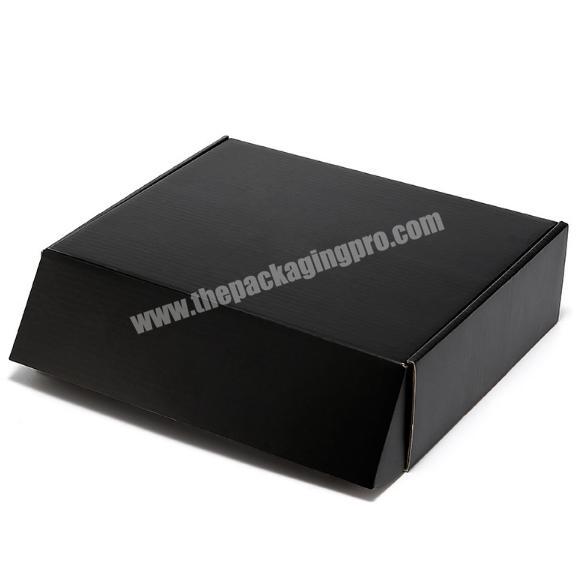 King Size Luxury Packaging Black Clothing Gift Shoes Accessories Customized Hair Ribbon Fur Wigs Socks Bra Paper Boxes
