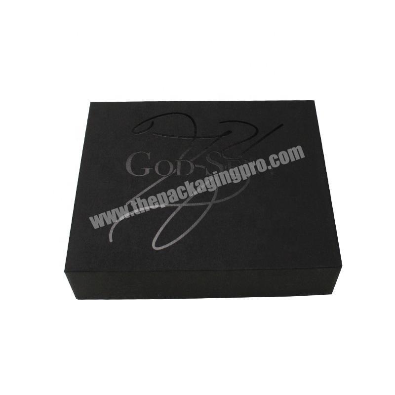 LOGO UV Printing Black Book Shape Box Luxury Gift Boxes Packaging Custom Magnet Box With Magnetic Lid White