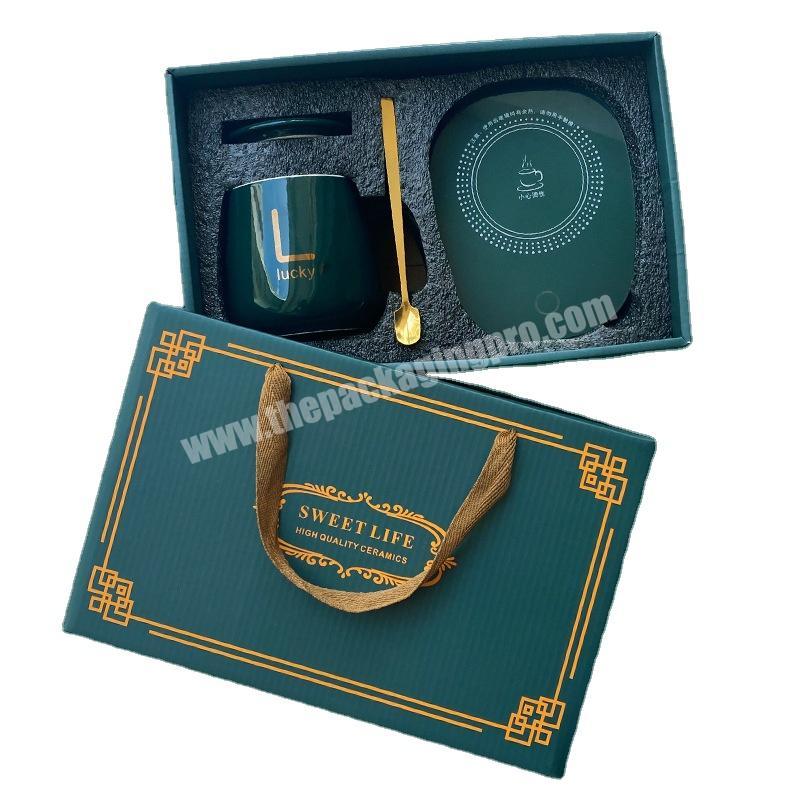 Light Luxury Mug Set Gift Box Ceramic Coffee Cups Gift Box Set