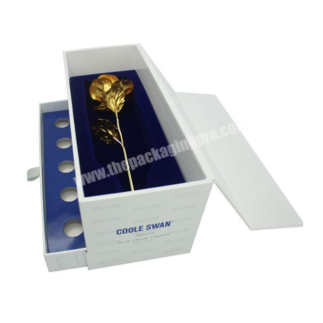 Lined Book Shaped Boxes Shipping Eco Friendly Wholesale Custom Shipping Flower Satin HS Packaging Paperboard Cmuk4c+gold Accept factory