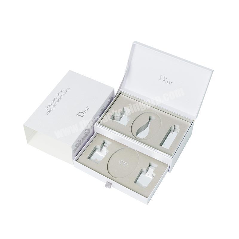 Lipack High Quality Custom Logo Beauty Cosmetic Paper Box Foldable Cardboard Makeup Set Packaging Box