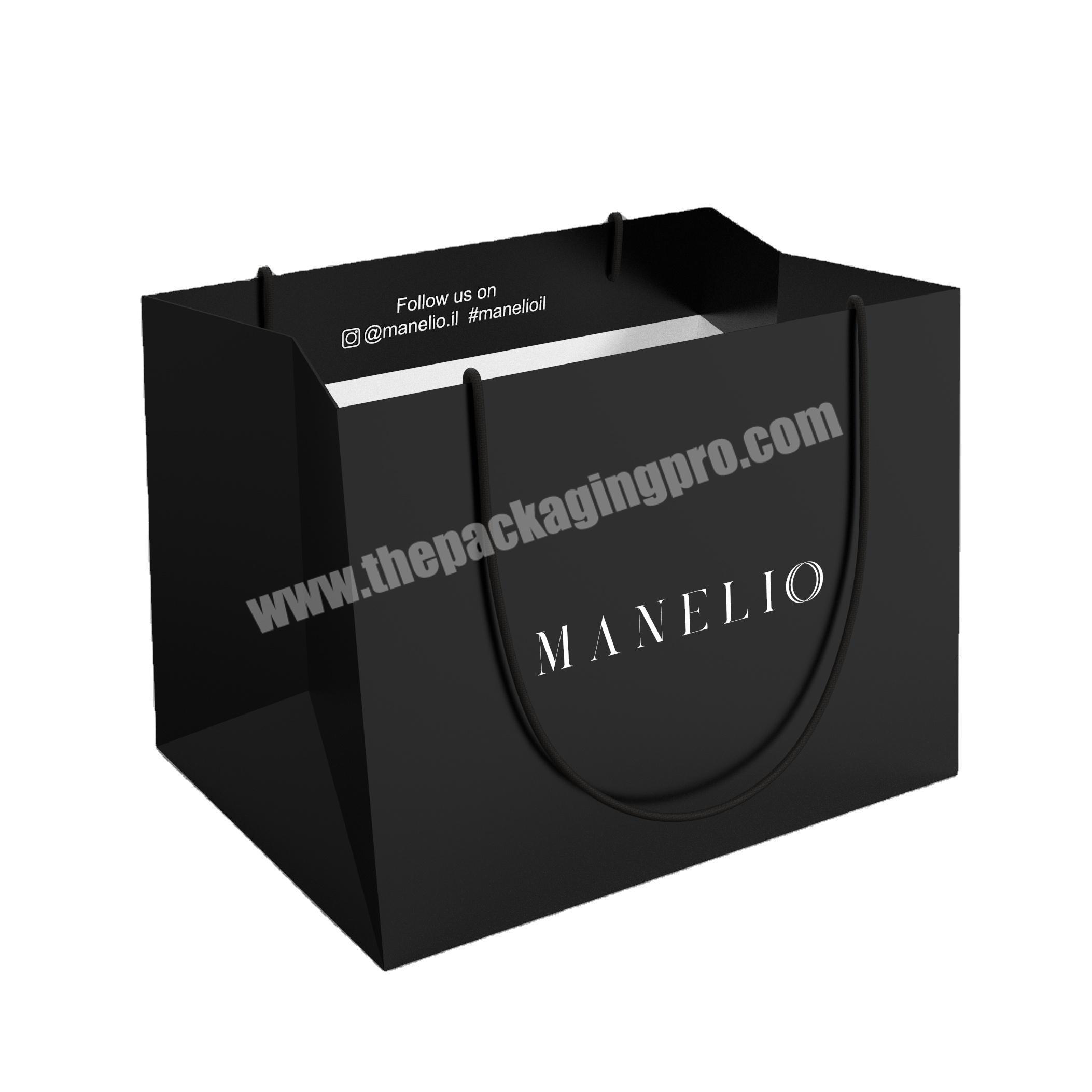 China Supplier New Packaging Custom Luxury Paper Bags Fancy Paper Bag