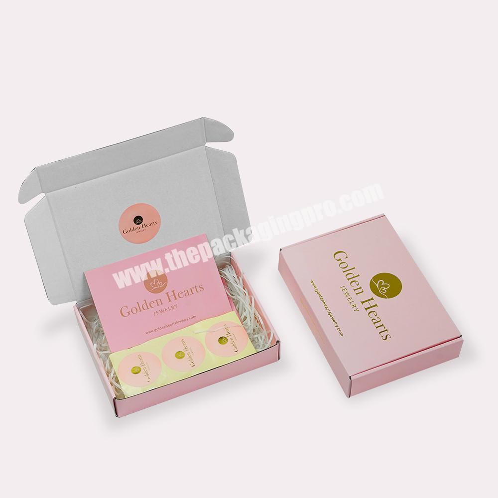 Eco Friendly Custom Logo Printed Luxury Rigid Kraft Cardboard Gift Packaging Matte Pink Sliding Drawer Packing Paper Box