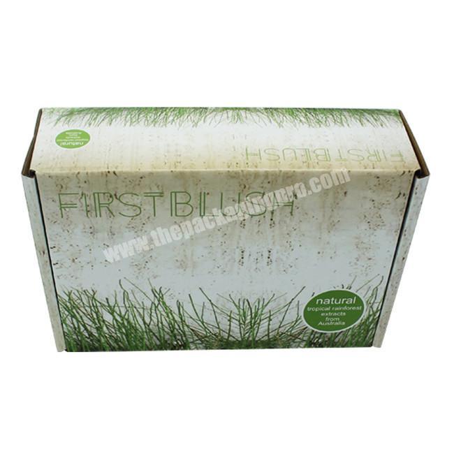 Low price flat  small kraft Shoes creative best welcome fashion wholesale custom corrugated carton cardboard paper box