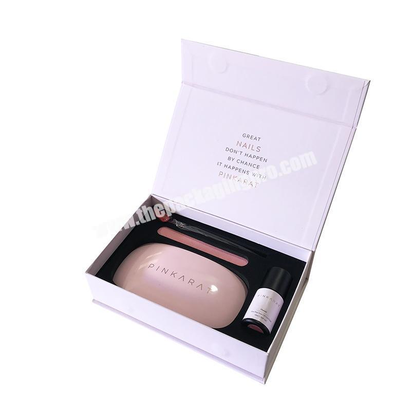 Luxury Custom Cardboard Cosmetics Magnetic Flap Packaging Gift Box