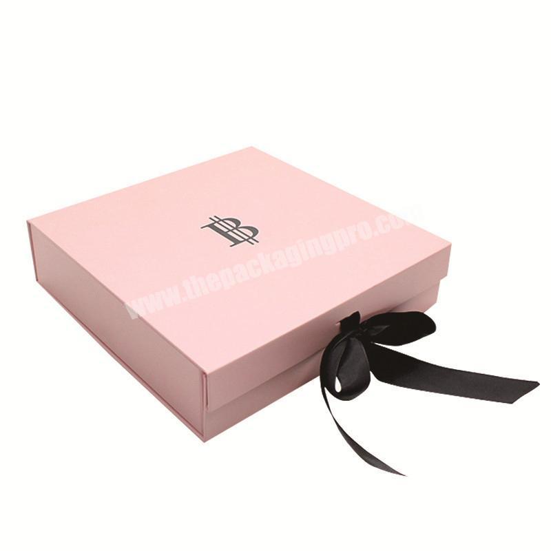 Wholesale Custom Paper Magnetic Clamshell Folding Box with Logo Luxury Gift  Boxes Wedding Apparel Cosmetic Packaging Rigid Boxes