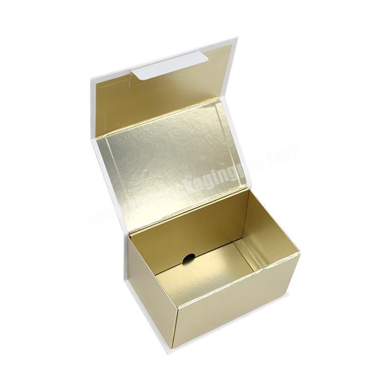 Luxury Custom Logo Recycled Cardboard Packaging box Paper Closure Flat Foldable Paper Gift Boxes