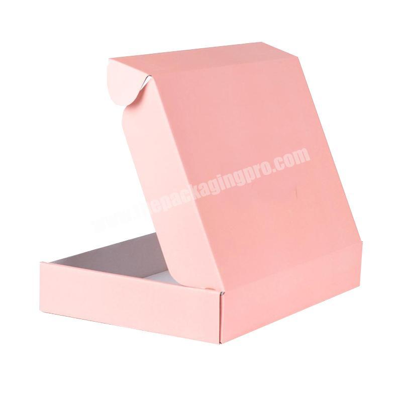 Eco Friendly Pink Cosmetic Corrugated Shipping Box
