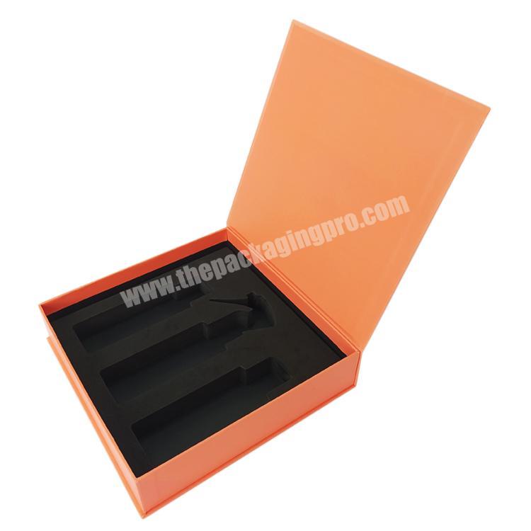 Luxury Eco Friend Design Custom Book Shape Large Rigid Gift Packaging Magnetic Folding Box For Wedding