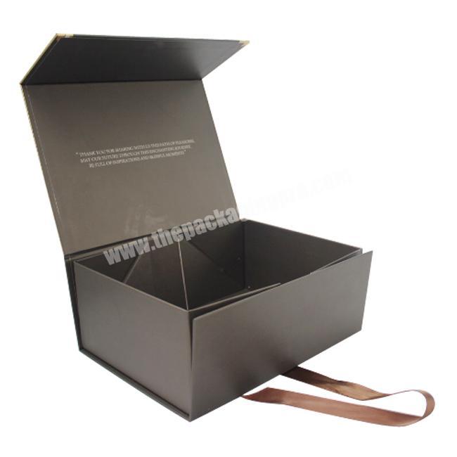 Luxury Foldable Cosmetic Set Packaging Box,Flat Clothing Packing Gift Box