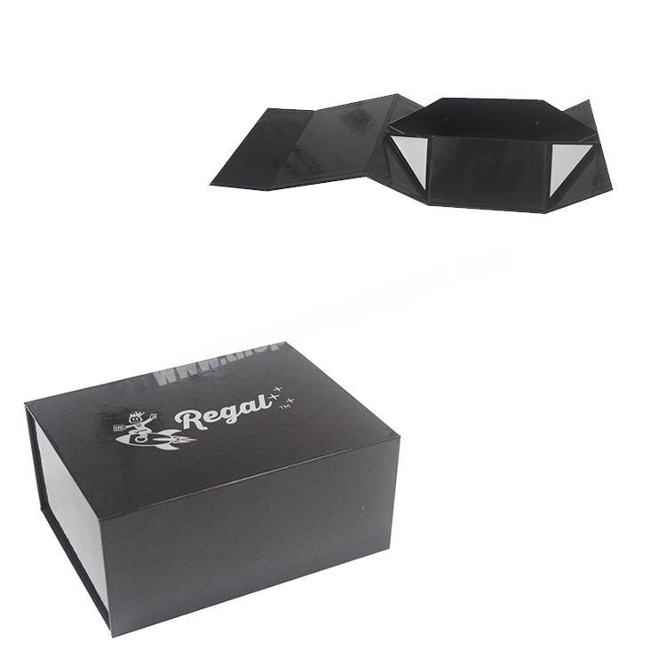 Luxury Folding Box Wholesale Recyclable Custom Logo Printing Paperboard Rigid Boxes Paper Box Customized Grey Board Huaisheng