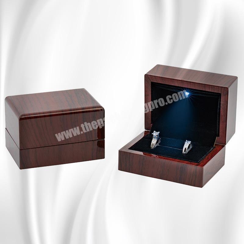 Luxury Jewelry Gift Box For Earrings Bracelet Necklace Custom packaging Ring light led box