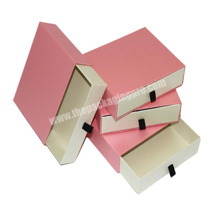 Luxury Swimsuit Eyelash Drawer Packaging Box Custom Print and Size Acceptable Cardboard Packaging Drawer Box