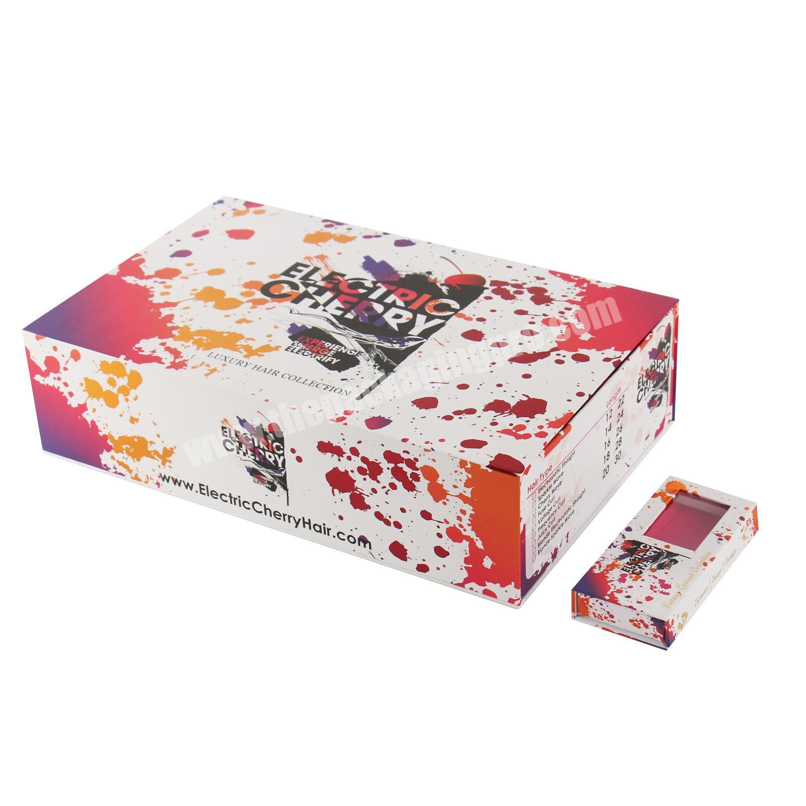 Luxury custom logo book style sponge magnetic jewelry box Rigid paper packaging gift box magnet sealing gift box