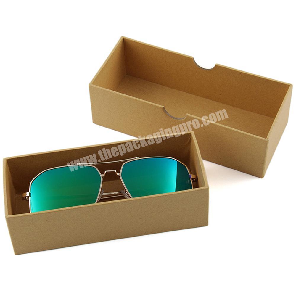 Custom gold logo paper cardboard sunglasses shipping watch case storage box  gift packaging box wholesale