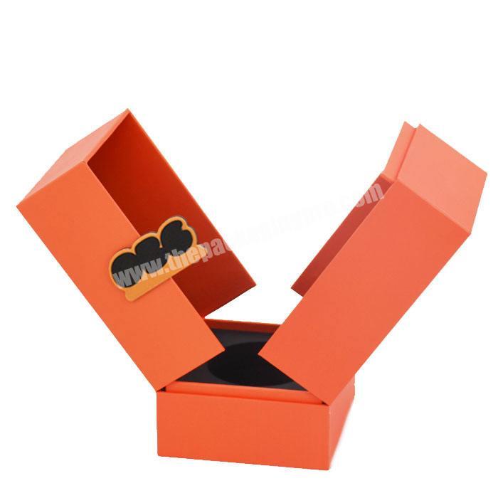 Luxury design custom double opening door perfume skincare gift mestery box set paper packaging cardboard cosmetic packaging box