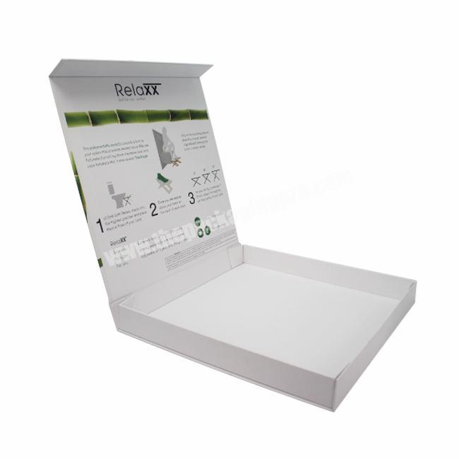Made in Guangzhou Factory OEM Custom Design White Foldable Paper Gift Box