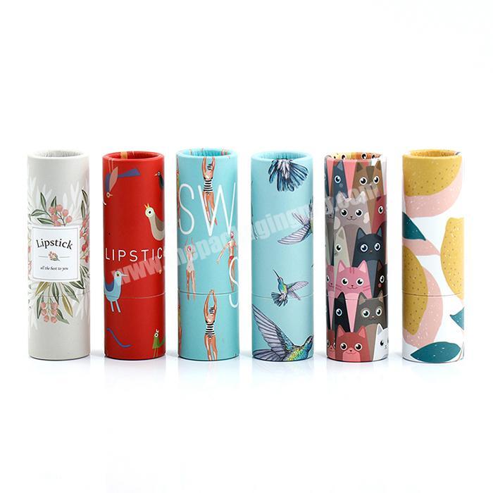 Manufacture wholesale food grade packaging young girl sexy tube lip gloss paper tube