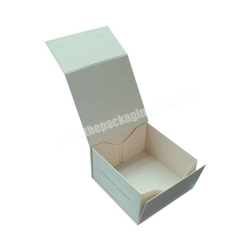 Manufactured Light Pink Paper Foldable Packaging Box Custom Gift Boxes For Clothing