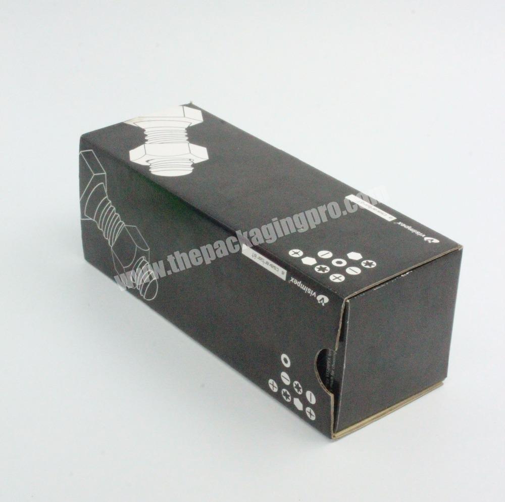 Matte Black Cardboard Folding Corrugated Packaging Box