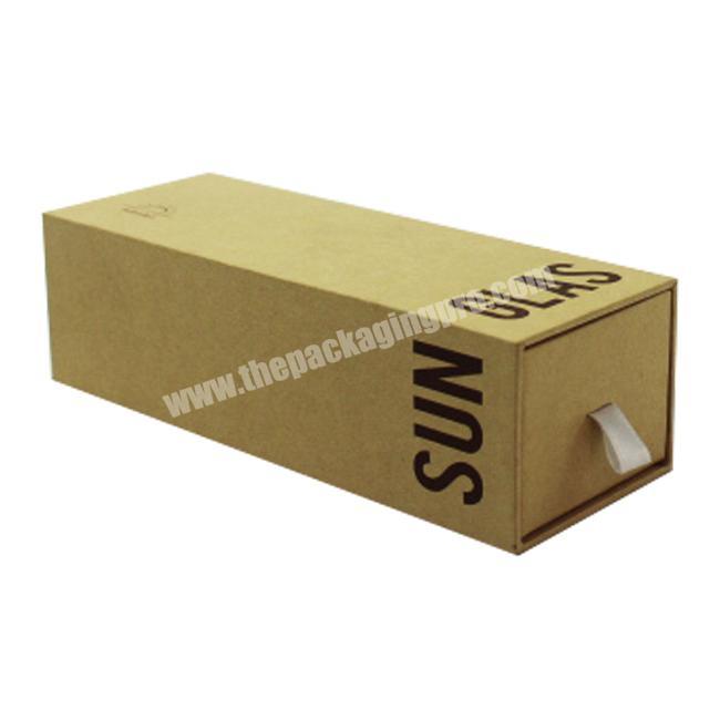 Natural Kraft Custom Paper Boxes Sliding Shape Luxury for Cosmetic Products