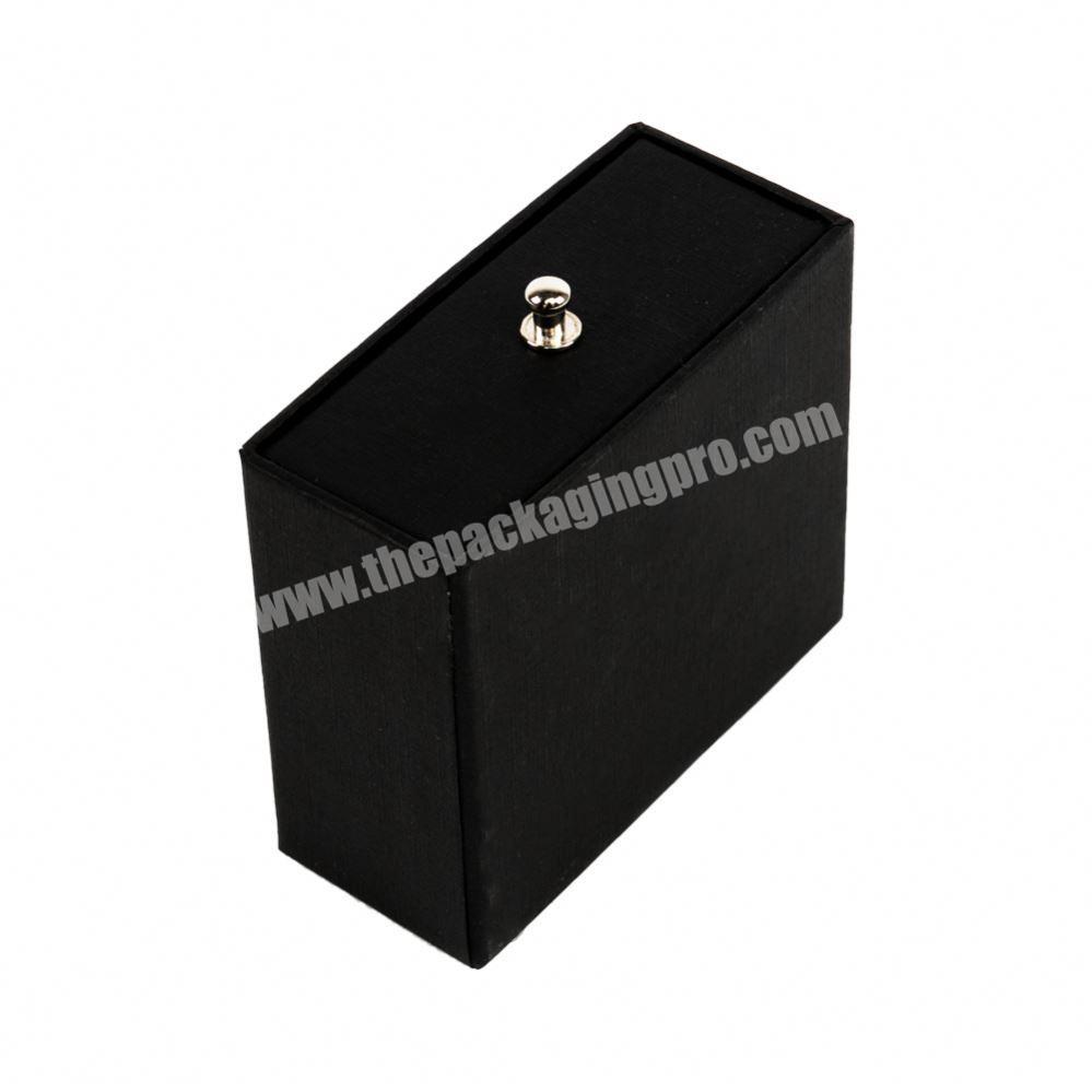 New Arrival Jewelry Gift Box Custom Black Drawer Box Custom Jewelry Packaging Box Custom Wholesale