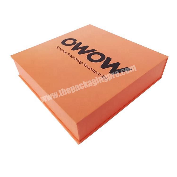 New Custom Logo Cosmetic Velvet Foldable Cardboard box Magnetic Gift Box Paper Packaging Box