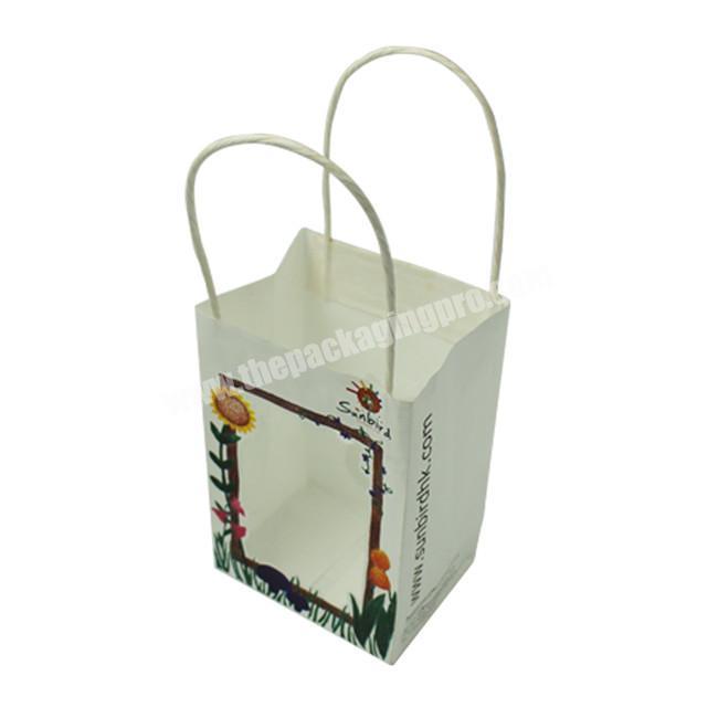 New Design Cheap Wholesale Custom Paper Gift Bag With Window