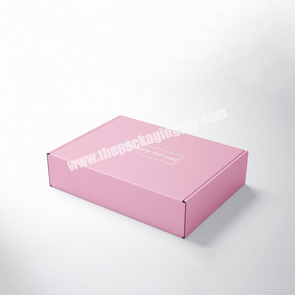New Design Personalized Custom Logo Small Corrugated Blue Shipping Boxes Wig Bags Luxury Hair Extension Custom Containing Boxes