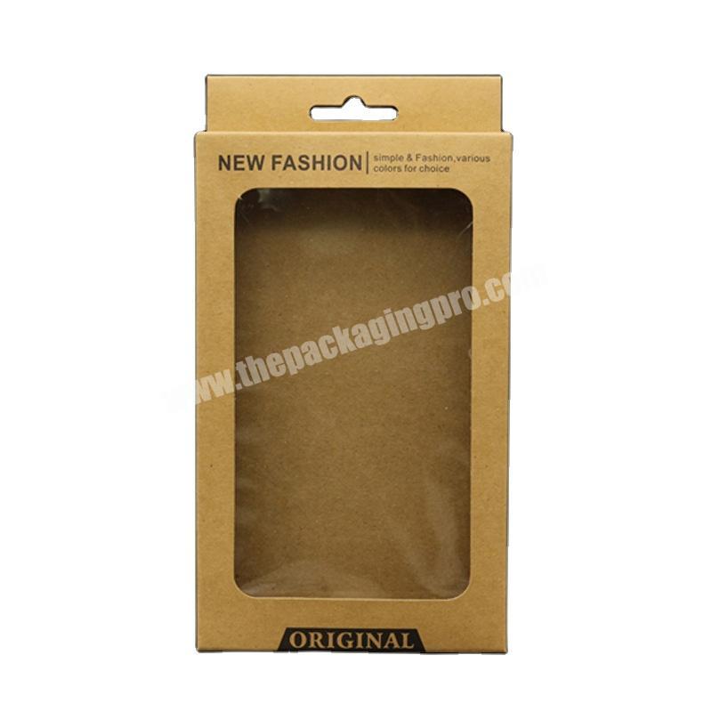 OEM High quality customized printed mobile phone case paper packaging retail box for packaging