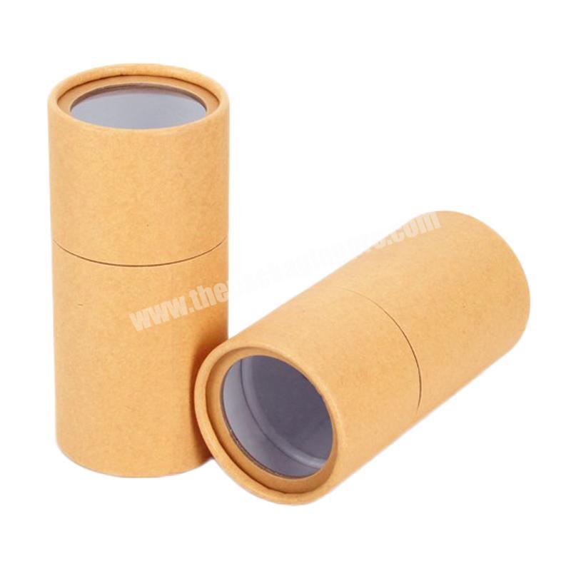 Packaging Candy Doll Candle Bracelet Clothing Cylindrical Round Cardboard Gift Box Print Paper Wholesale with Window Lid
