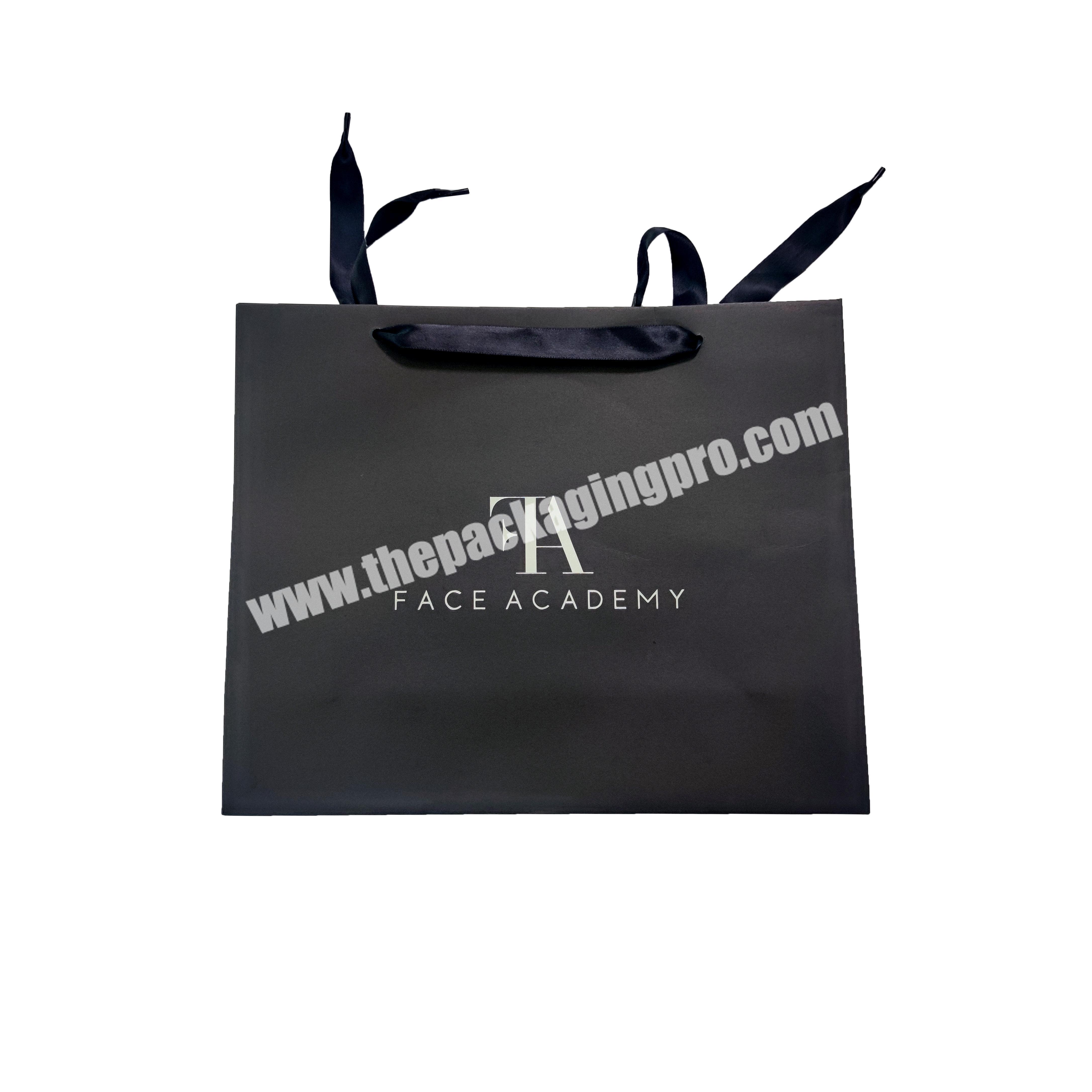 Personalise Custom Luxury Gift Paper Lipgloss Jewelry Bag Packaging With Logo With Logo