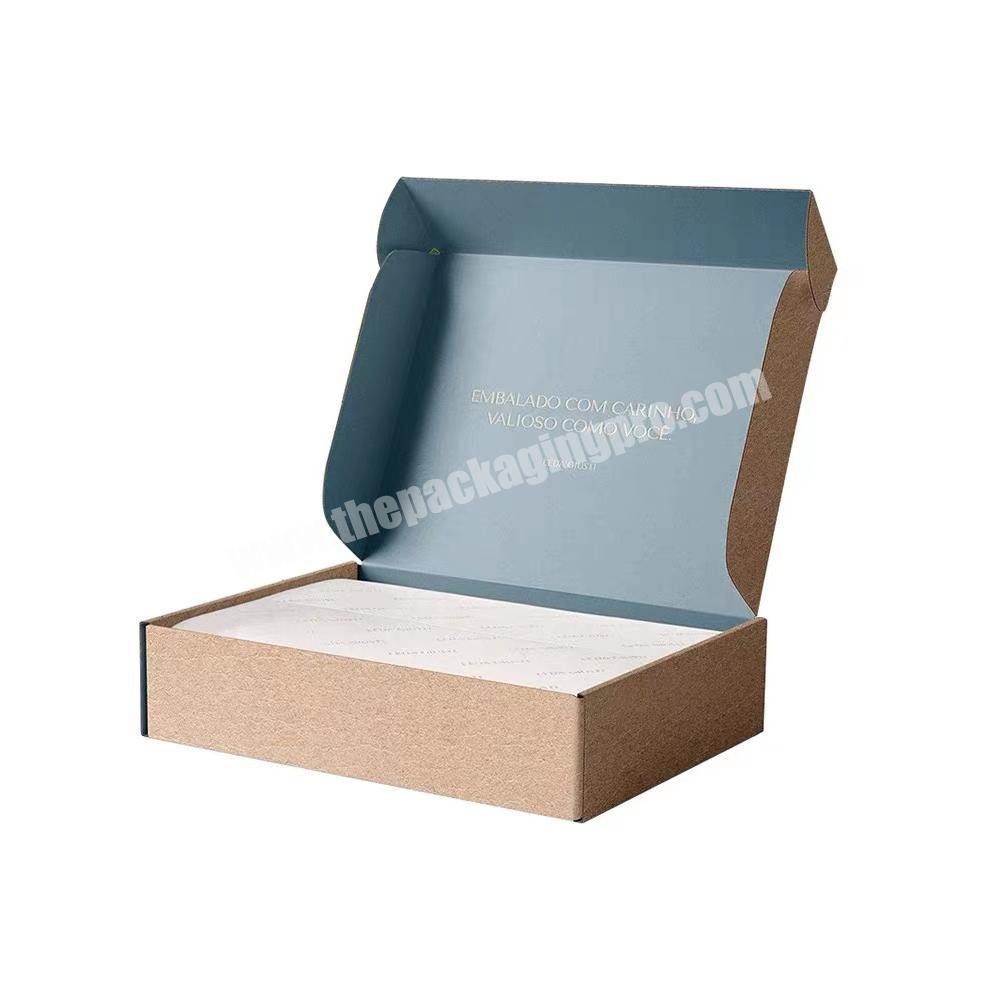 custom logo shipping printing packaging corrugated mailer box