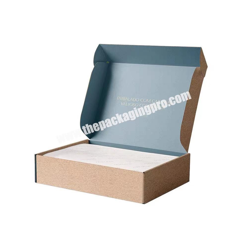 Custom shipping packaging paper carton mailer cardboard corrugated box