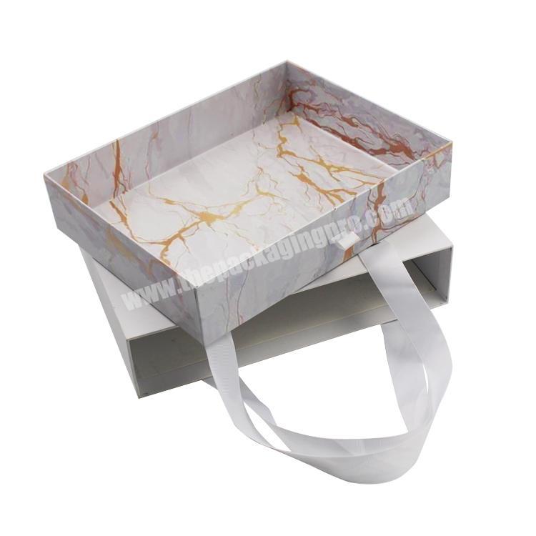 Portable Cardboard Packaging Paper Box  Package Gift Box  With Jewelry Storage Drawer Box