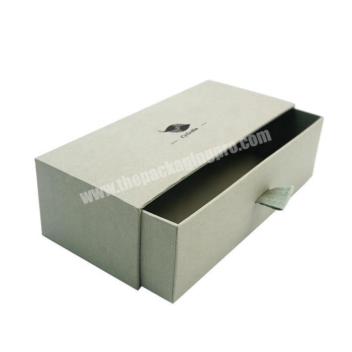 Recyclable Custom Wholesale Drawer Type Paper Boxes Sliding Cardboard Gift Box for Scarf