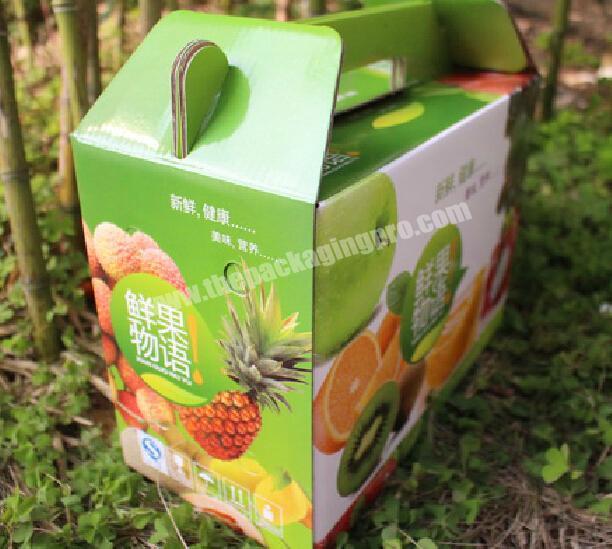 Recyclable Strong Corrugated Paper Box For Fruit And Vegetable
