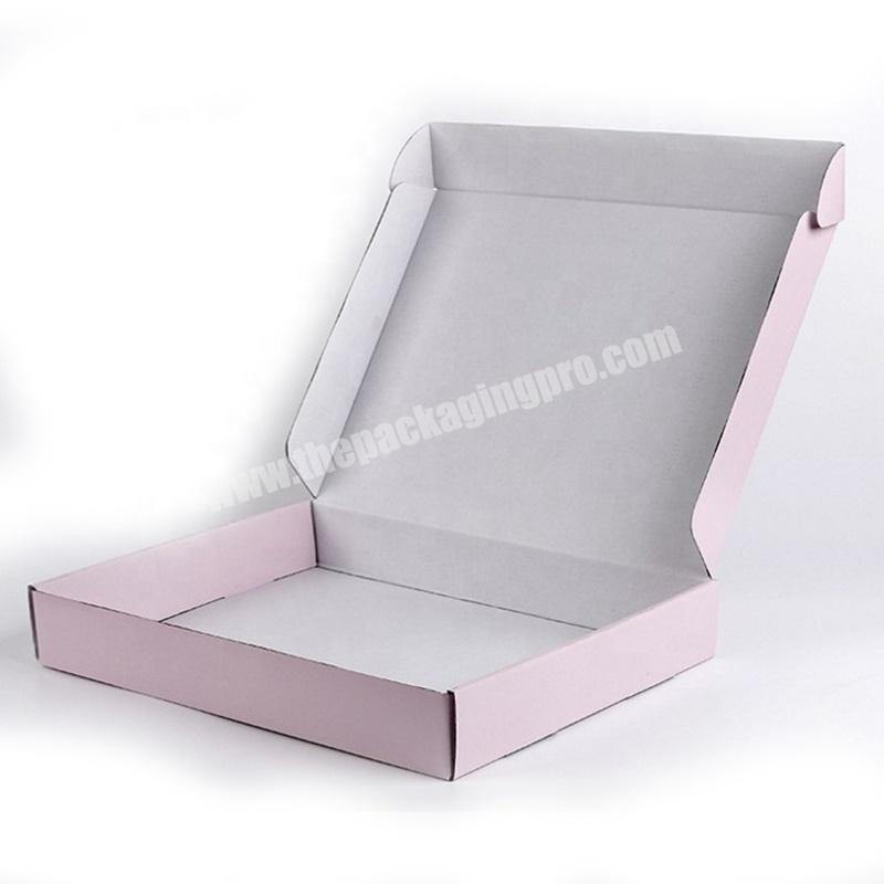 Recyclable white kraft paper custom rigid photo mailer box