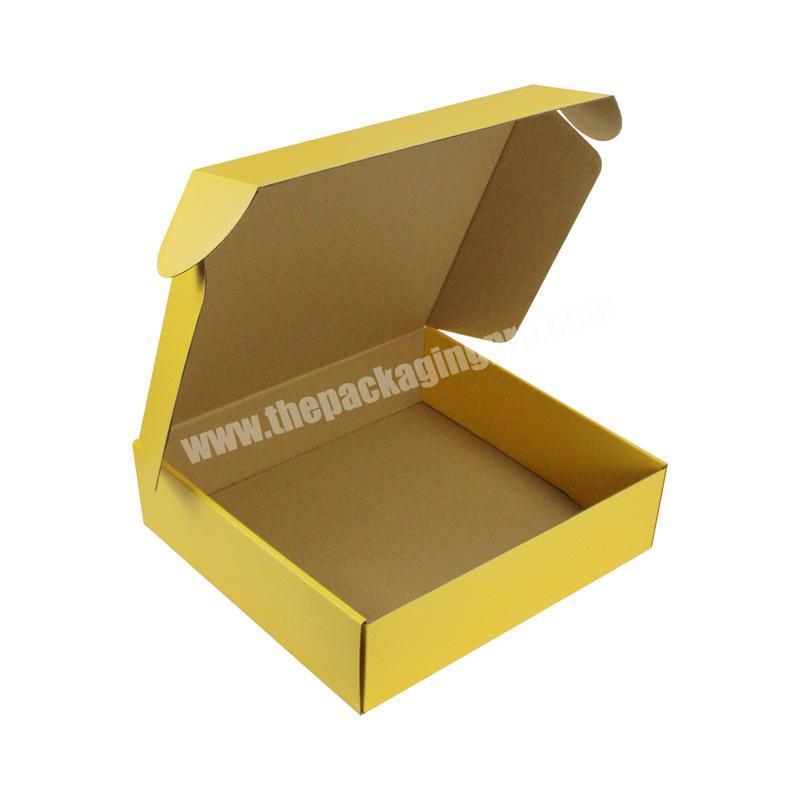 custom Recycled Material Colorful Storage Corrugated Box Delivery Flat Packing For Underwear 
