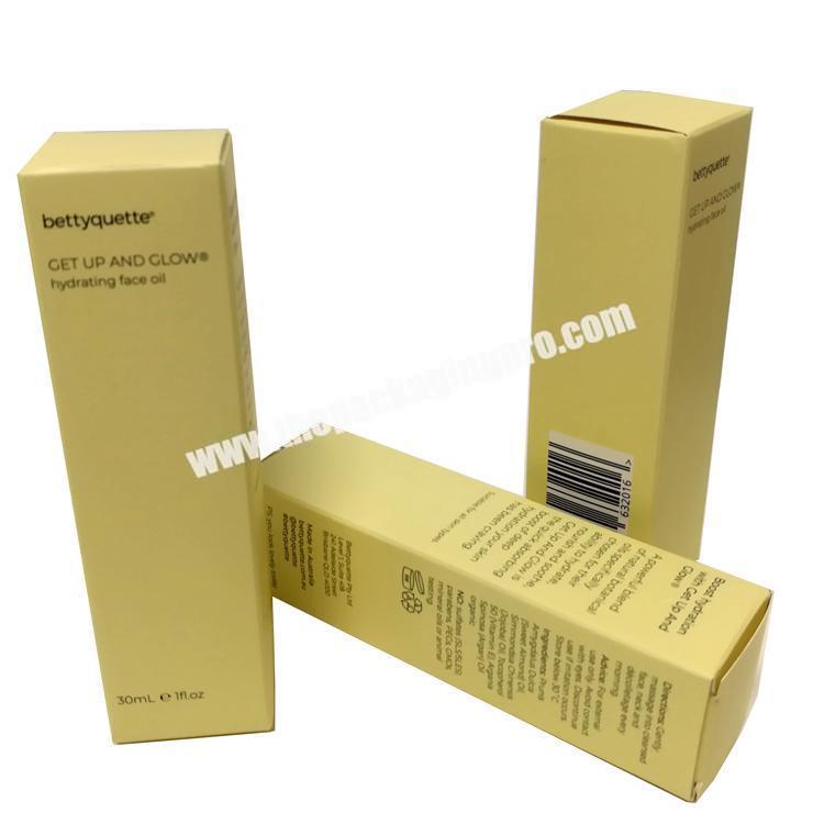 Recycled Material Custom Print Paper Luxury Cosmetic Rigid Paper Perfume Packaging Paper Box